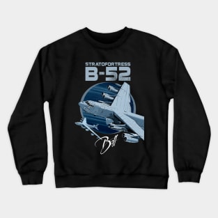 B-52 Stratofortress U.S. long-range heavy bomber Crewneck Sweatshirt